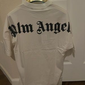Palm Angeles logo print baggy shirt M